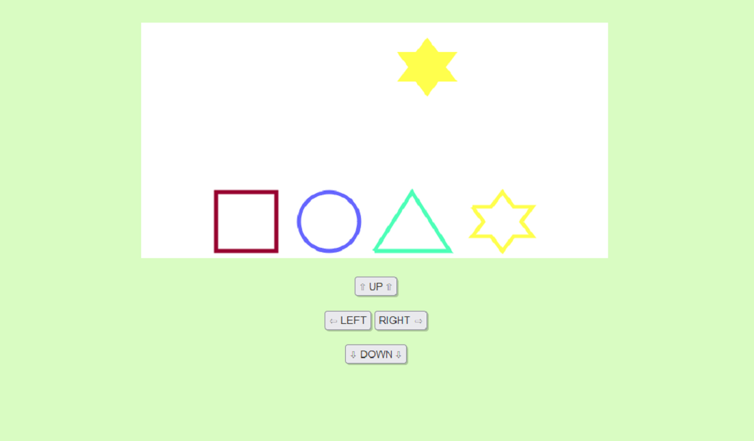 a game with shapes